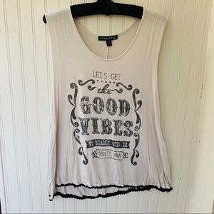 Good Vibes Boho Sleeveless Top